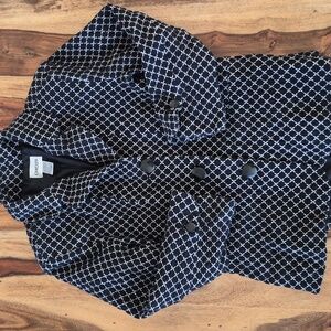 Chico's Cotton & Wool Blend Jacket Sz XSmall